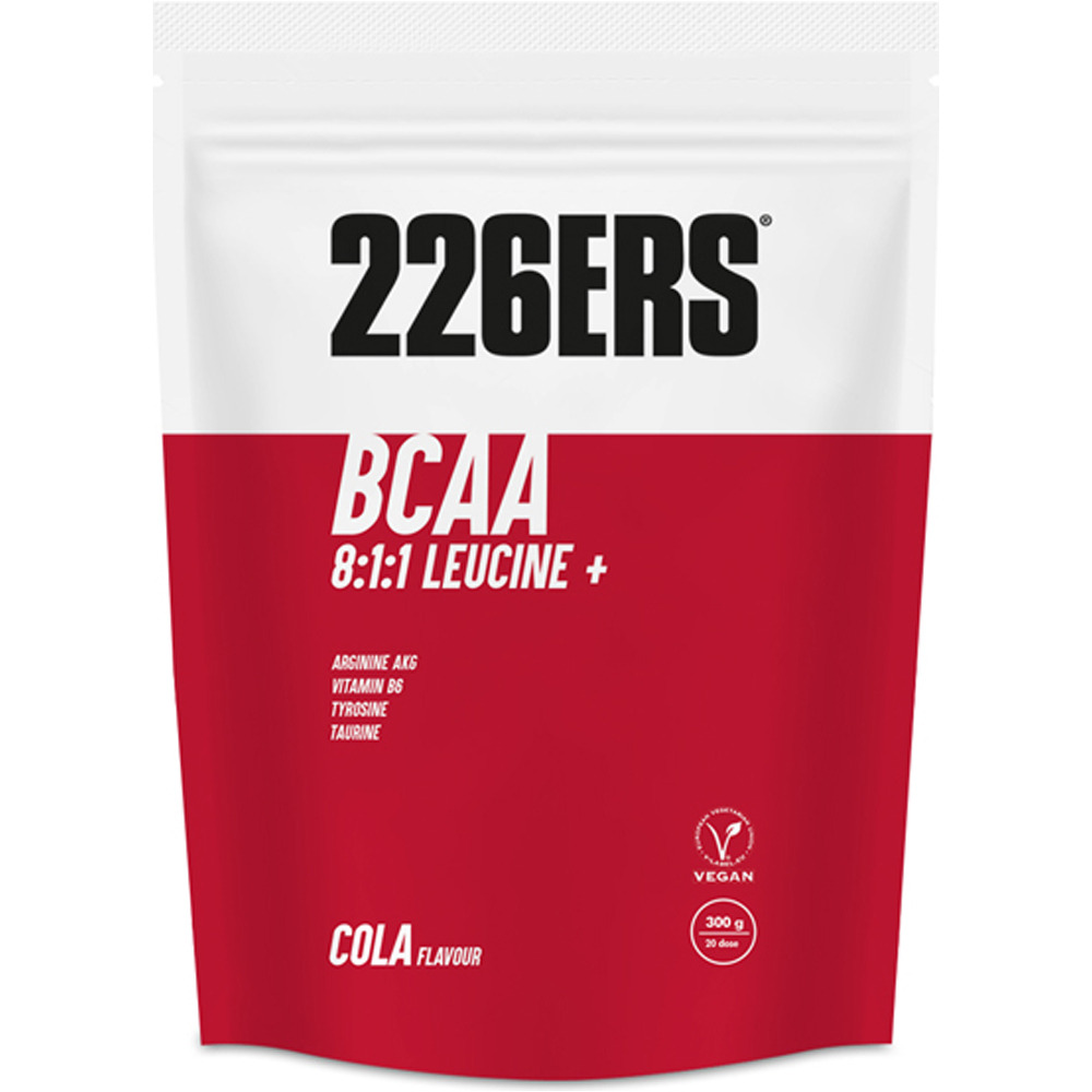 226ers Aminoacidos BCAAs 300GR COLA vista frontal