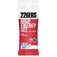 226ers energía instantánea HIGH ENERGY GEL 45g CAFFEINE 95mg vista frontal