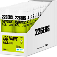 226ers hidratación CAJA ISOTONIC GEL LIME vista frontal