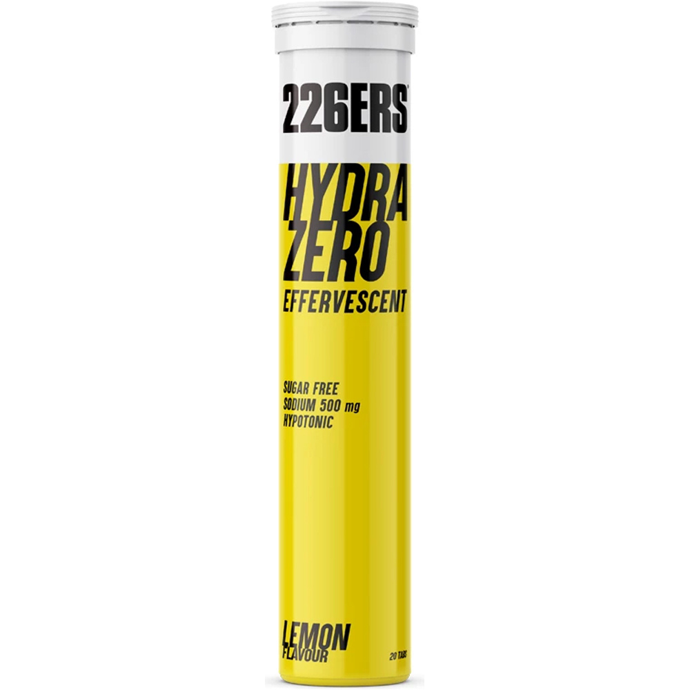 226ers Tabletas HYDRAZERO EFFERVESCENT 20 UNITS vista frontal