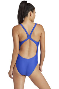 adidas bañador natación mujer 3 BARS SUIT vista trasera