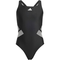 adidas bañador natación niña LOGO C-BACK KIDS vista frontal