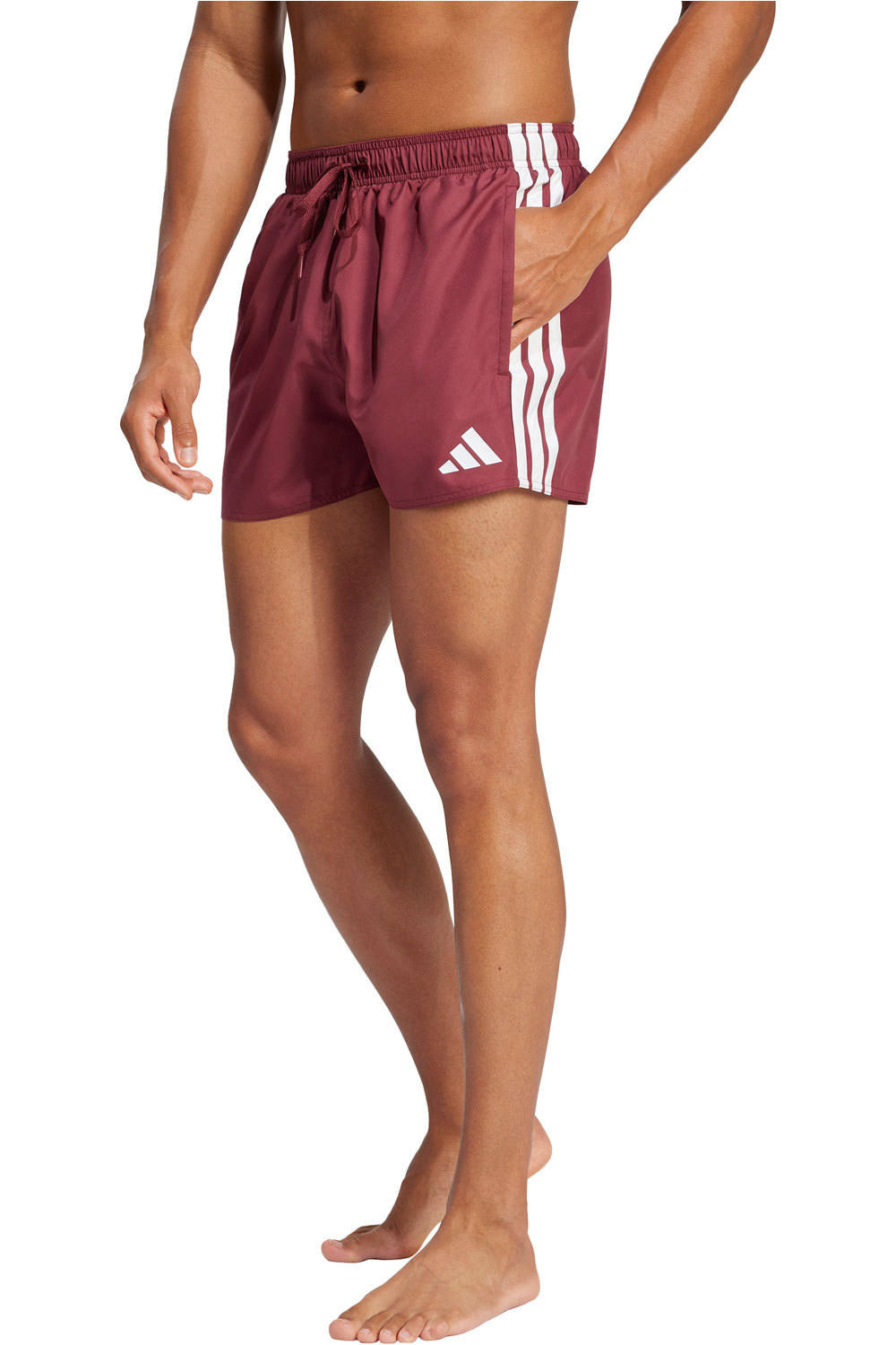 adidas bañador playa hombre 3S BLD SH 3IN vista frontal