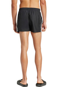 adidas bañador playa hombre 3S BLD SH 3IN vista trasera