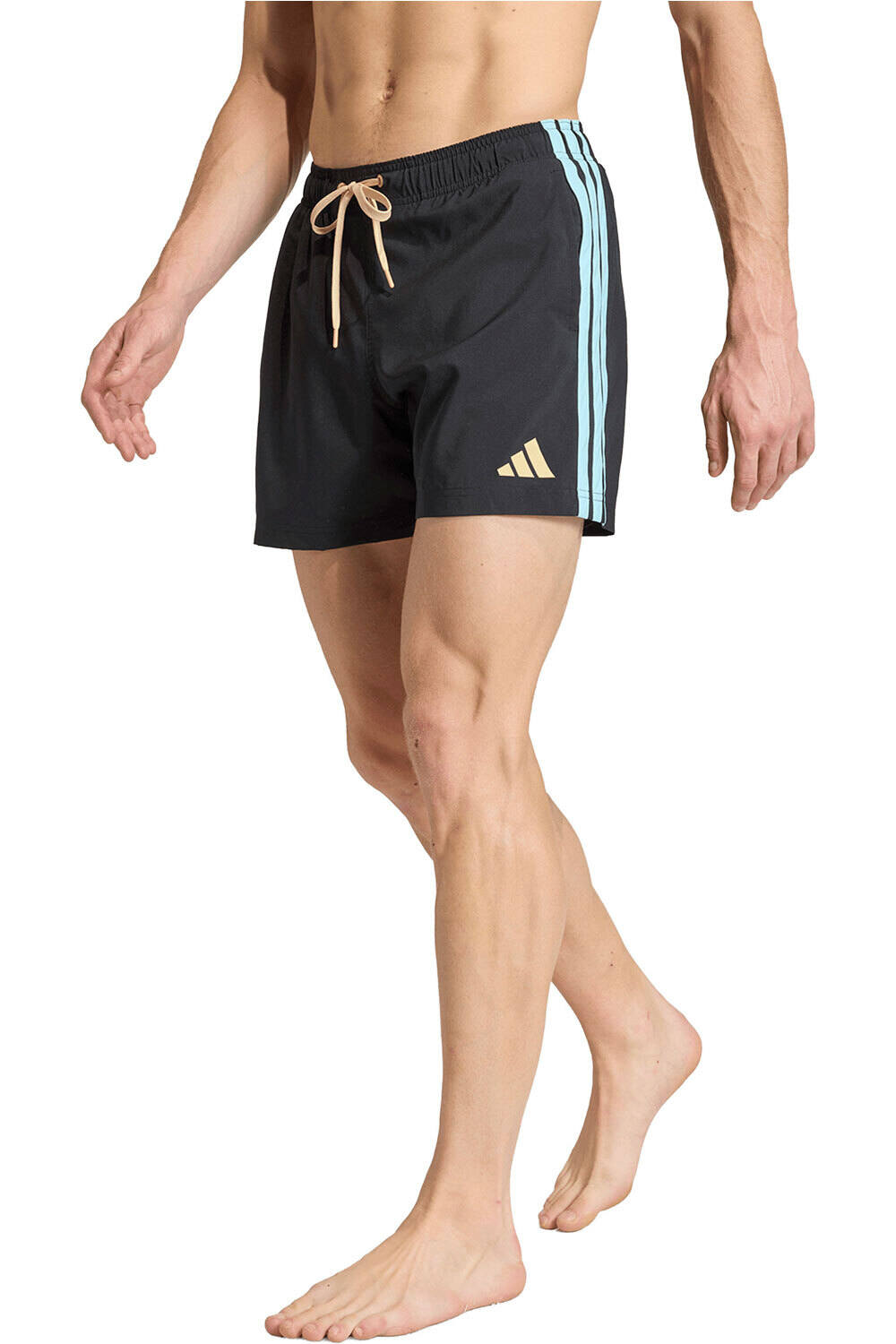 adidas bañador playa hombre 3S SH 5IN vista frontal