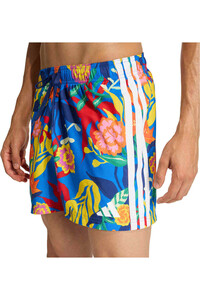 adidas bañador playa hombre ESTAMPADO 3 STRIPES  5 INCH vista detalle