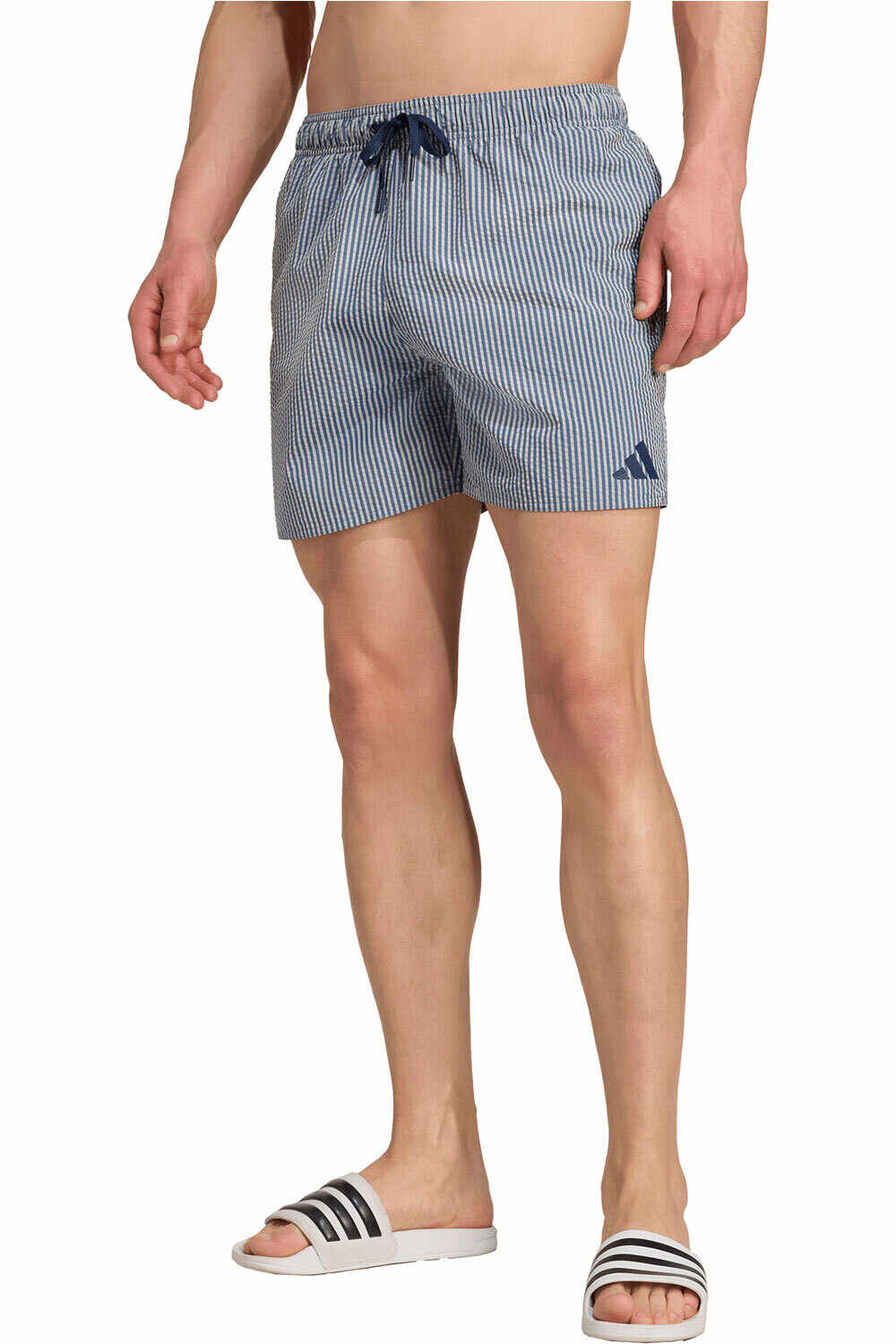 adidas bañador playa hombre SEERSUCKER STRIPY SWIM 12,7 CM vista frontal