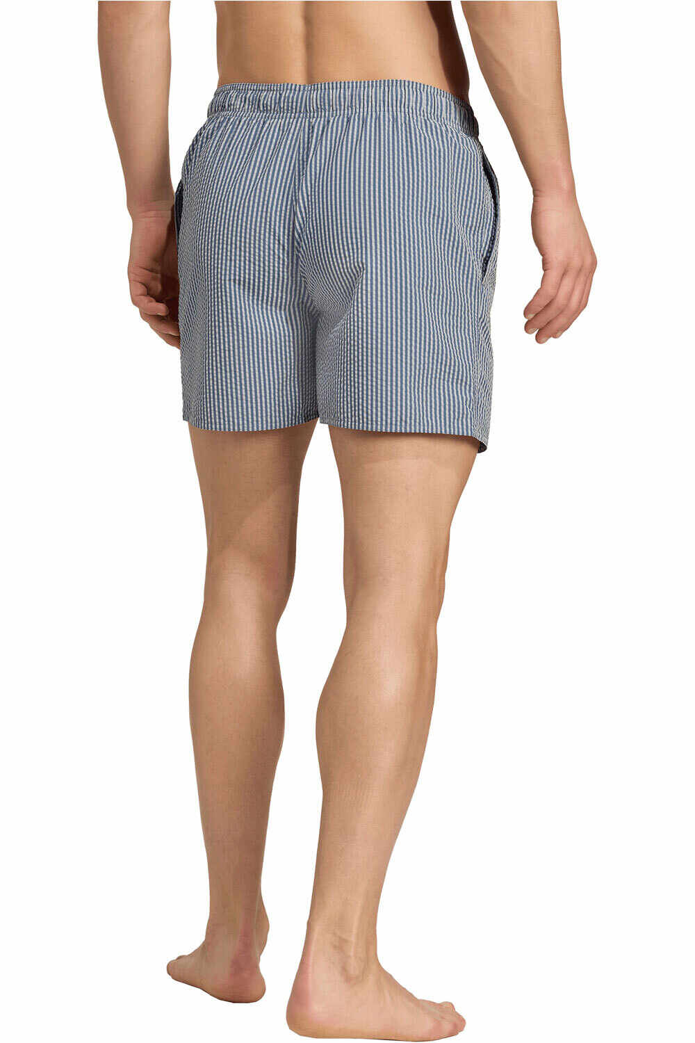 adidas bañador playa hombre SEERSUCKER STRIPY SWIM 12,7 CM vista trasera