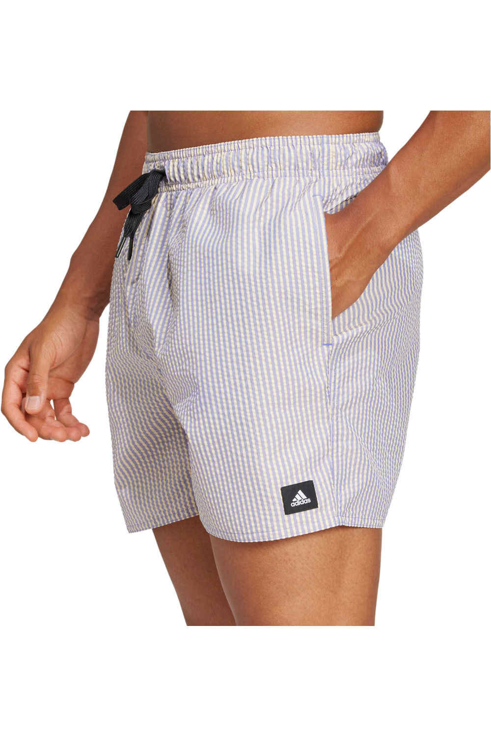 adidas bañador playa hombre Stripey Classics Short Length 03