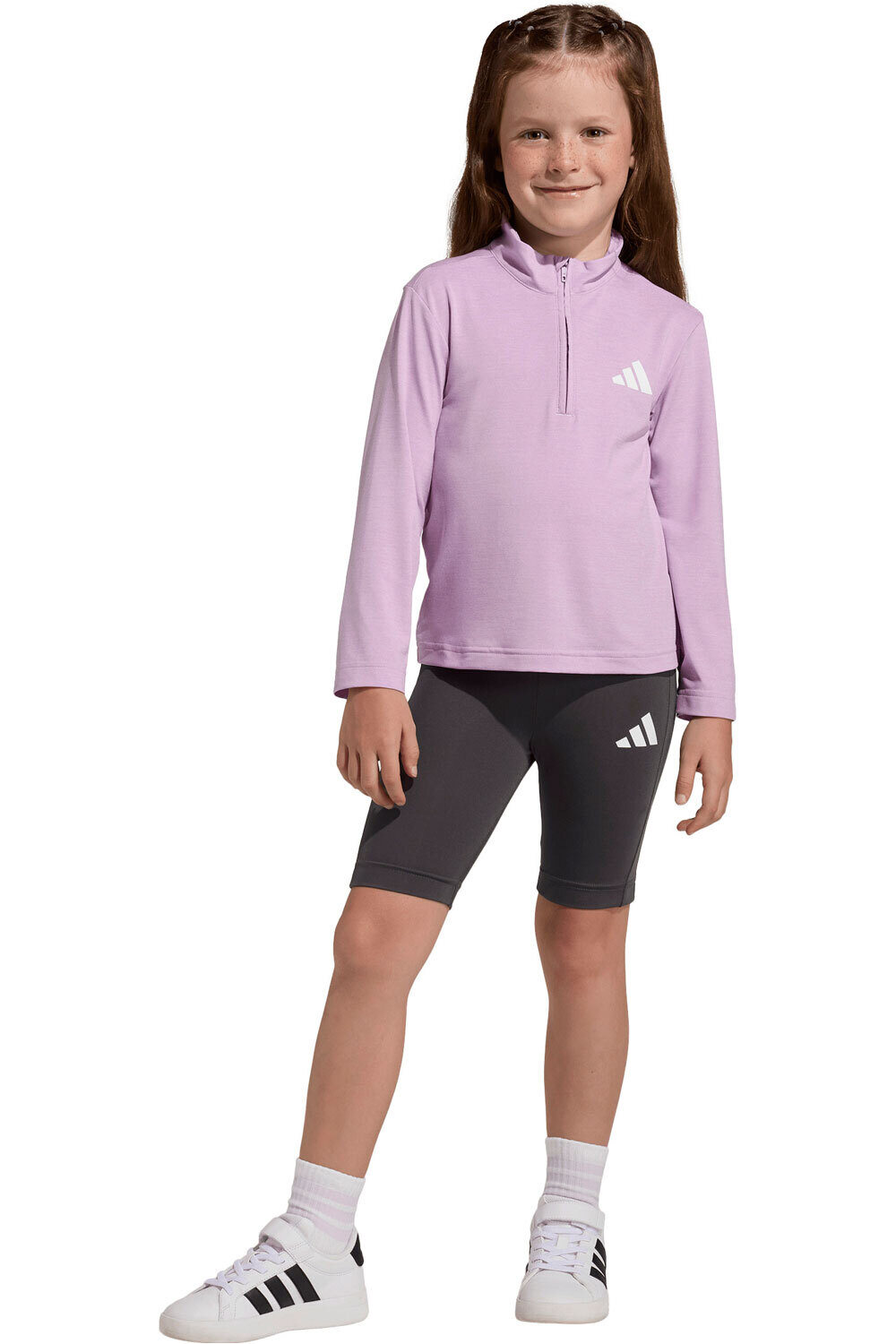 adidas bermuda junior niña ALL SPORTS FAVOURITE SPORTS vista frontal