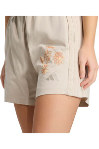 adidas bermuda mujer ESSENTIALS 3 STRIPES vista detalle