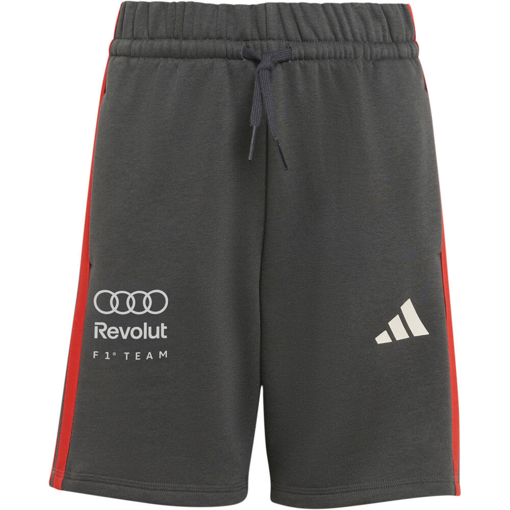 adidas bermuda niño CORTO AUDI FORMULA ONE TEAM DNA YOUTH vista frontal
