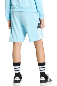 adidas bermuda niño HOUSE OF TIRO vista trasera