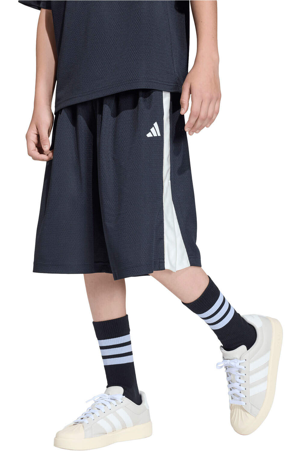 adidas bermuda niño STADIUM vista frontal