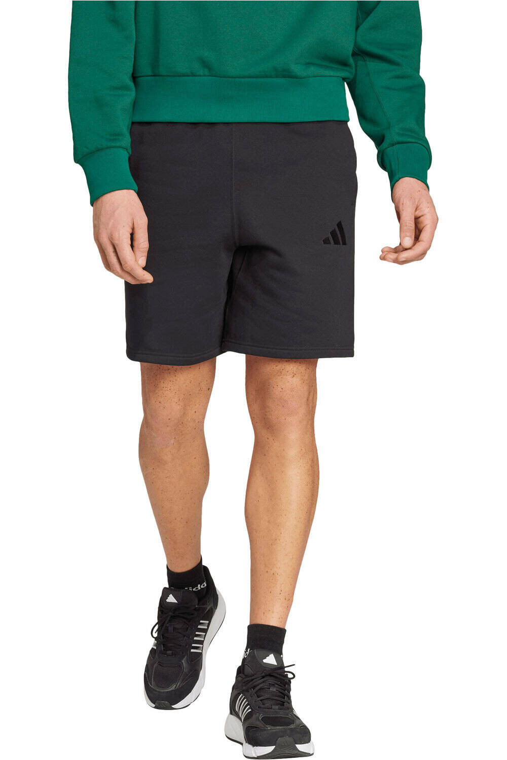 adidas bermudas hombre ALL SZN FLEECE vista frontal