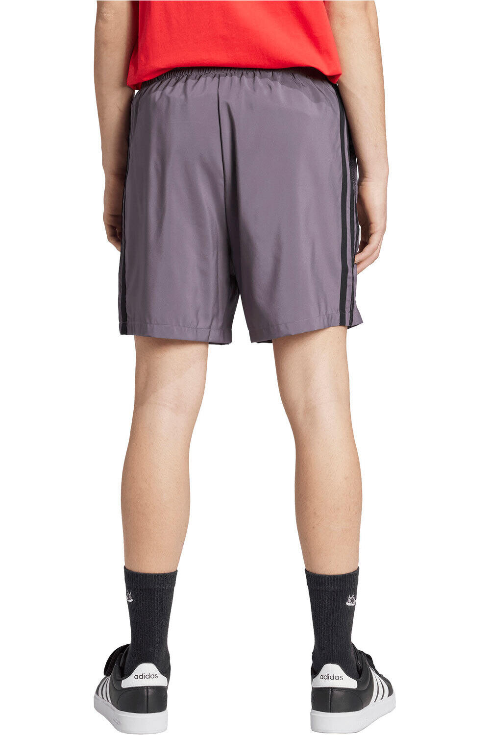 adidas bermudas hombre ESSENTIALS 3 STRIPES CHELSEA vista trasera