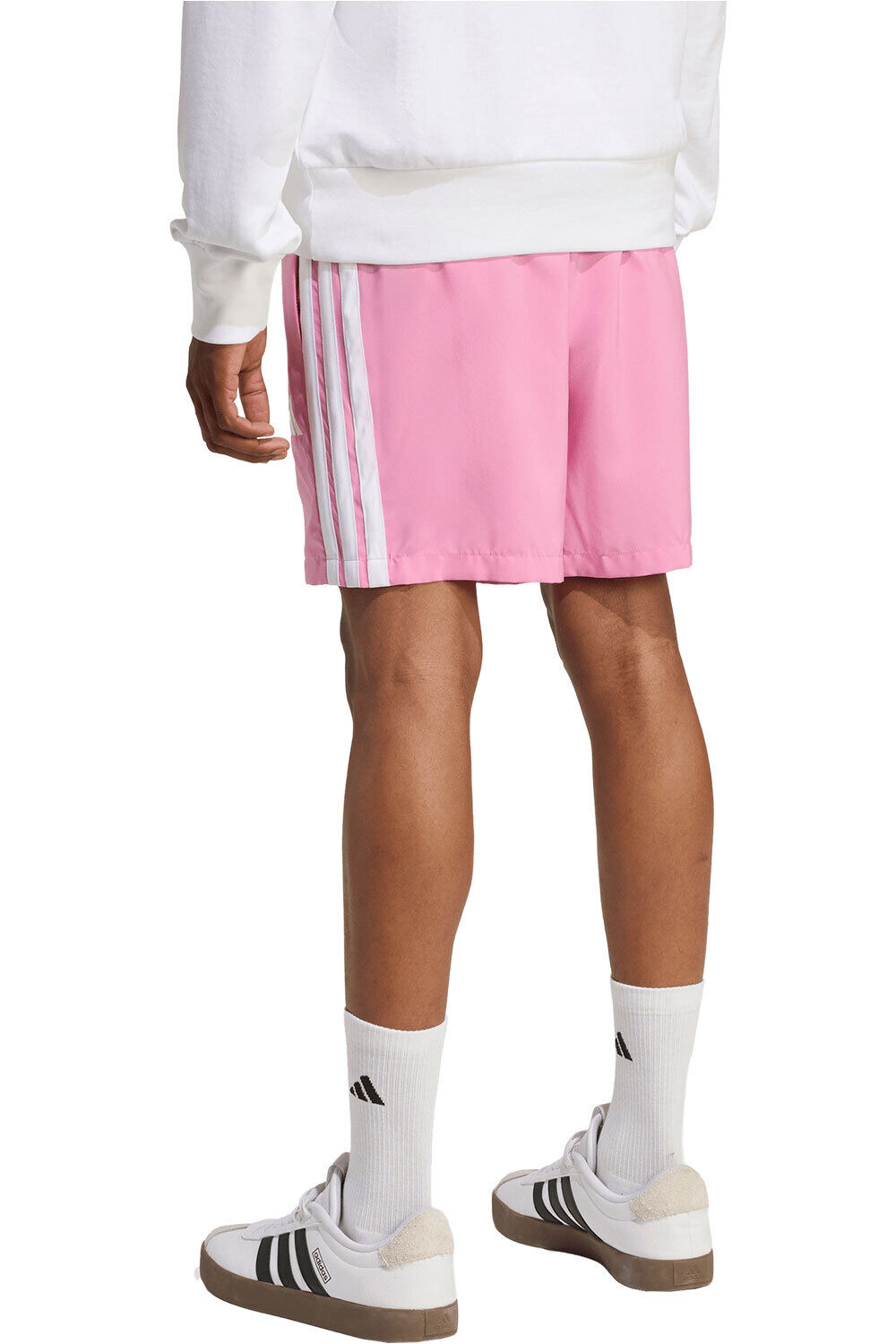 adidas bermudas hombre ESSENTIALS 3 STRIPES CHELSEA vista trasera