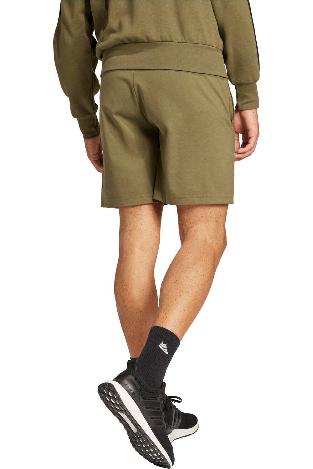 adidas bermudas hombre ESSENTIALS BIG LOGO SINGLE JERSEY vista trasera