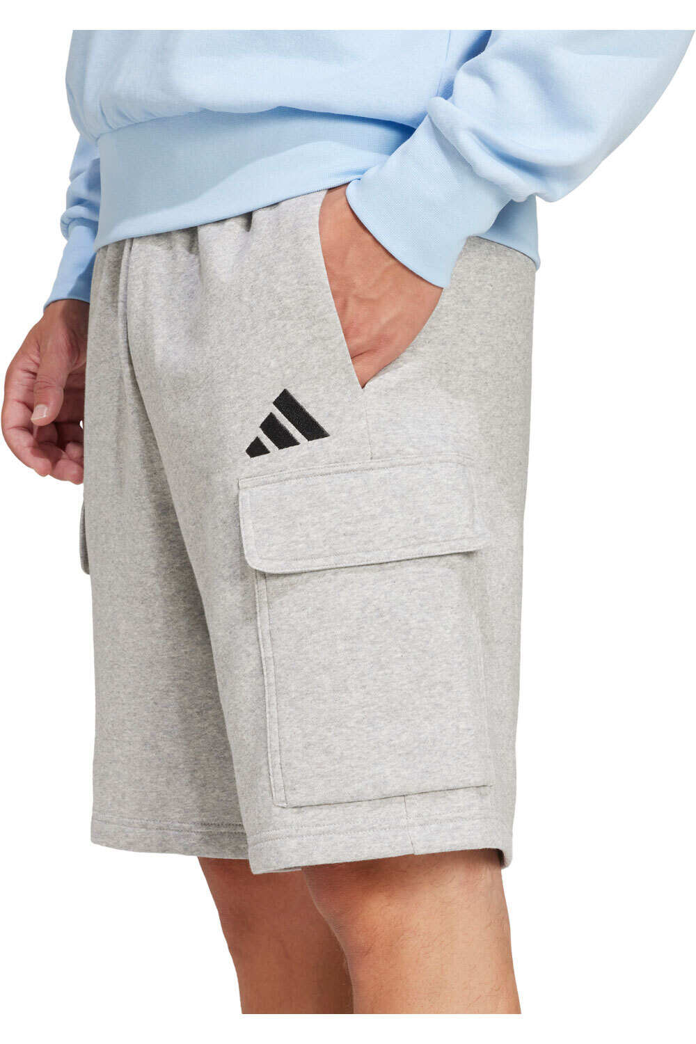 adidas bermudas hombre ESSENTIALS FEEL COZY FLEECE CARGO 03