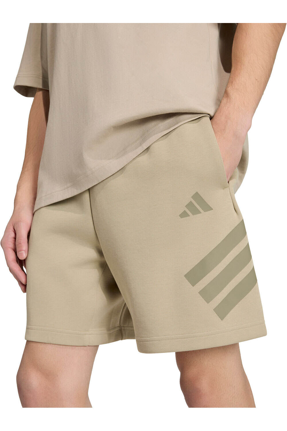 adidas bermudas hombre FUTURE ICONS 3 STRIPES vista detalle