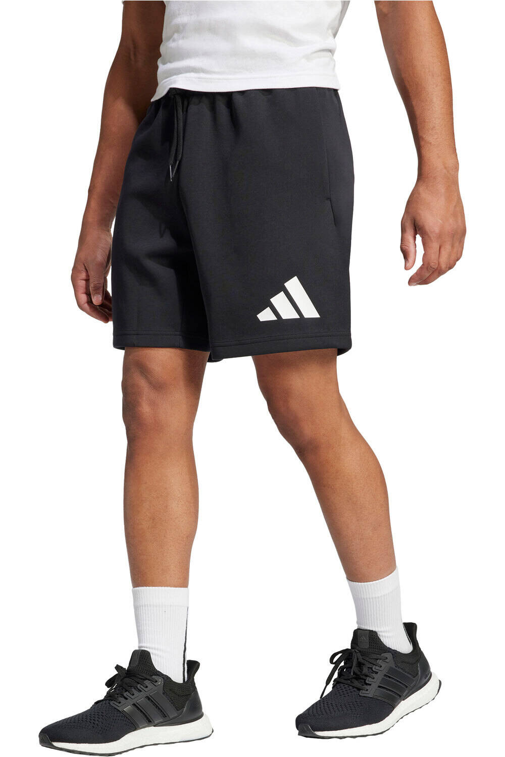 adidas bermudas hombre M FI 3BAR SHO vista frontal