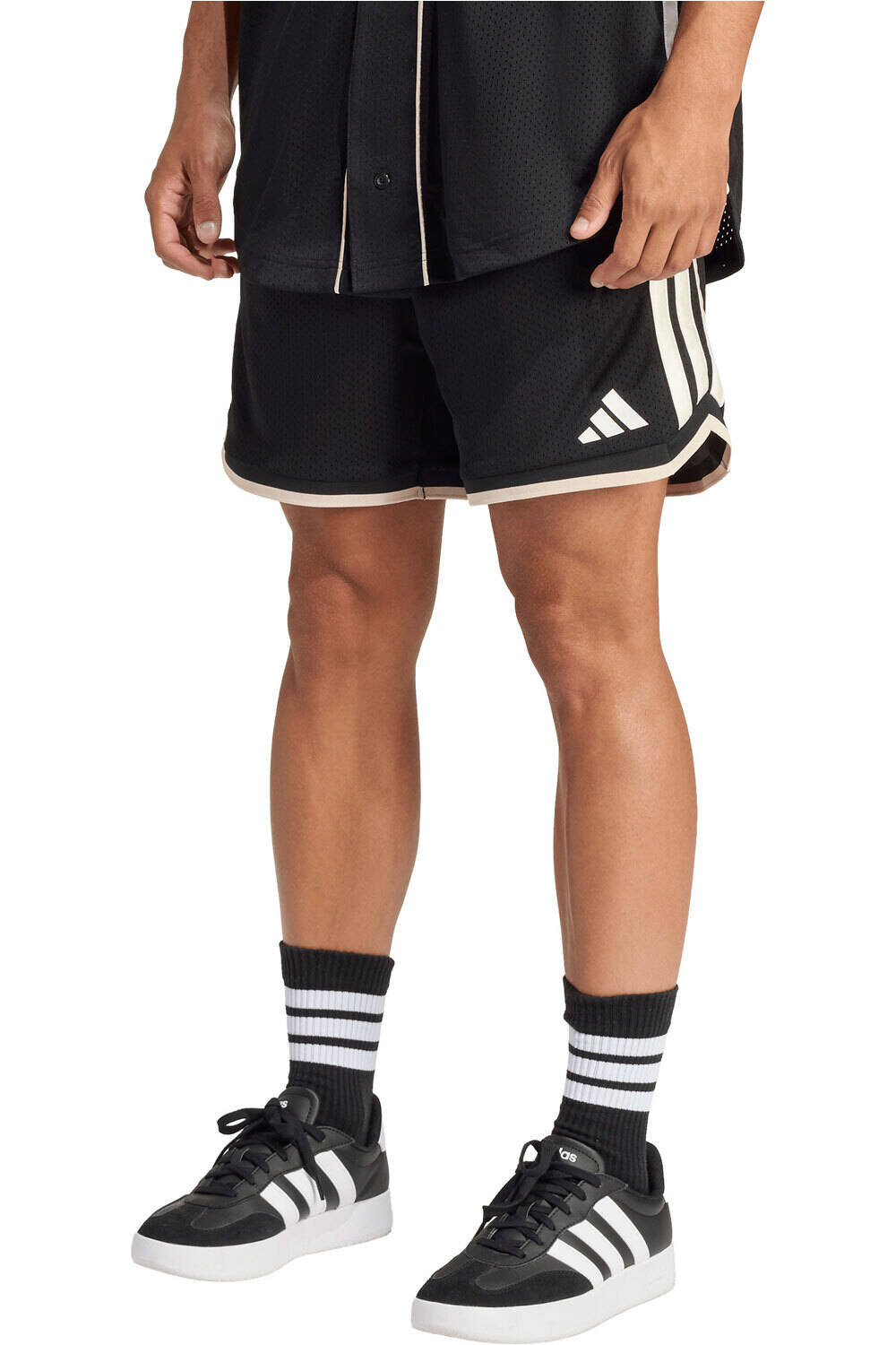 adidas bermudas hombre MALLA STADIUM vista frontal