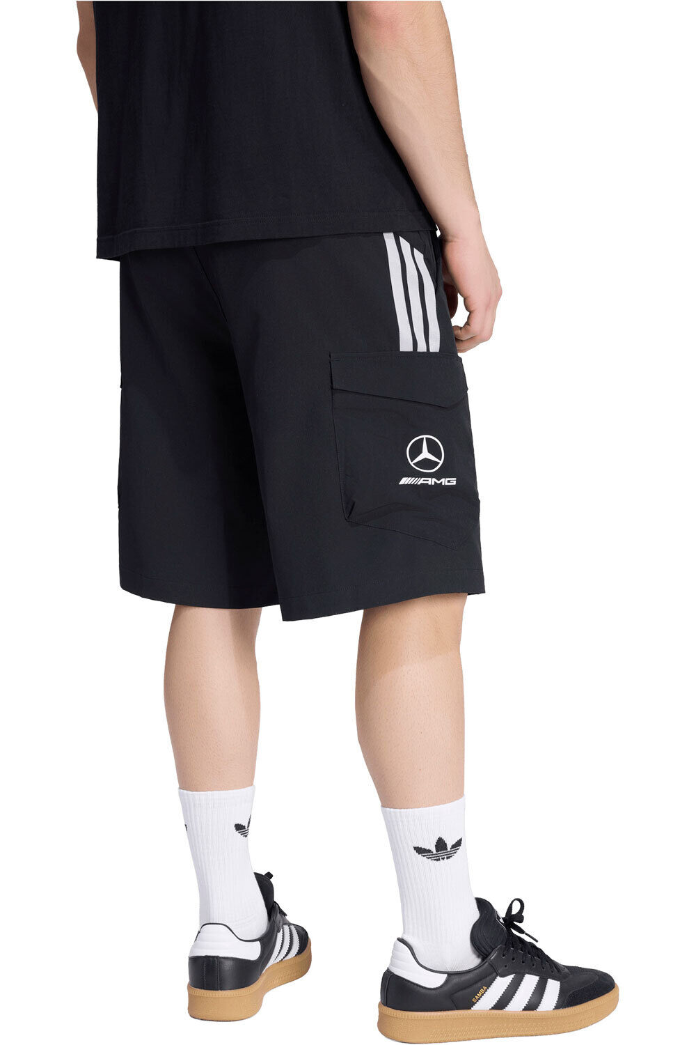 adidas bermudas hombre MERCEDES-AMG PETRONAS F1 TEAM vista trasera