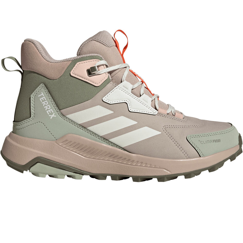 adidas bota trekking mujer TERREX ANYLANDER MID LEA CP W lateral exterior