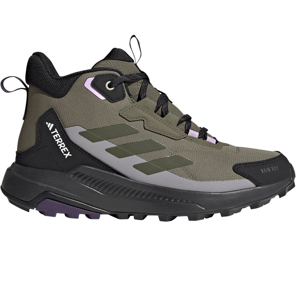adidas bota trekking mujer TERREX ANYLANDER MID RAIN.RDY HIKING lateral exterior