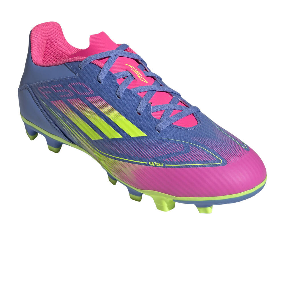 adidas botas de futbol cesped artificial F50 CLUB FG/MG AZAM lateral interior