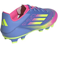 adidas botas de futbol cesped artificial F50 CLUB FG/MG AZAM vista trasera