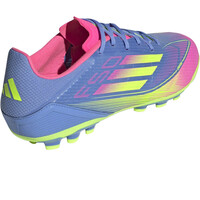 adidas botas de futbol cesped artificial F50 LEAGUE 2G/3G AG AZAM vista trasera