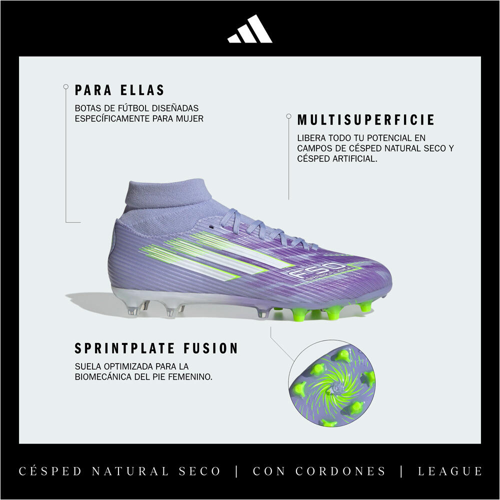 adidas botas de futbol cesped artificial F50 LEAGUE FG/MG W CE 06