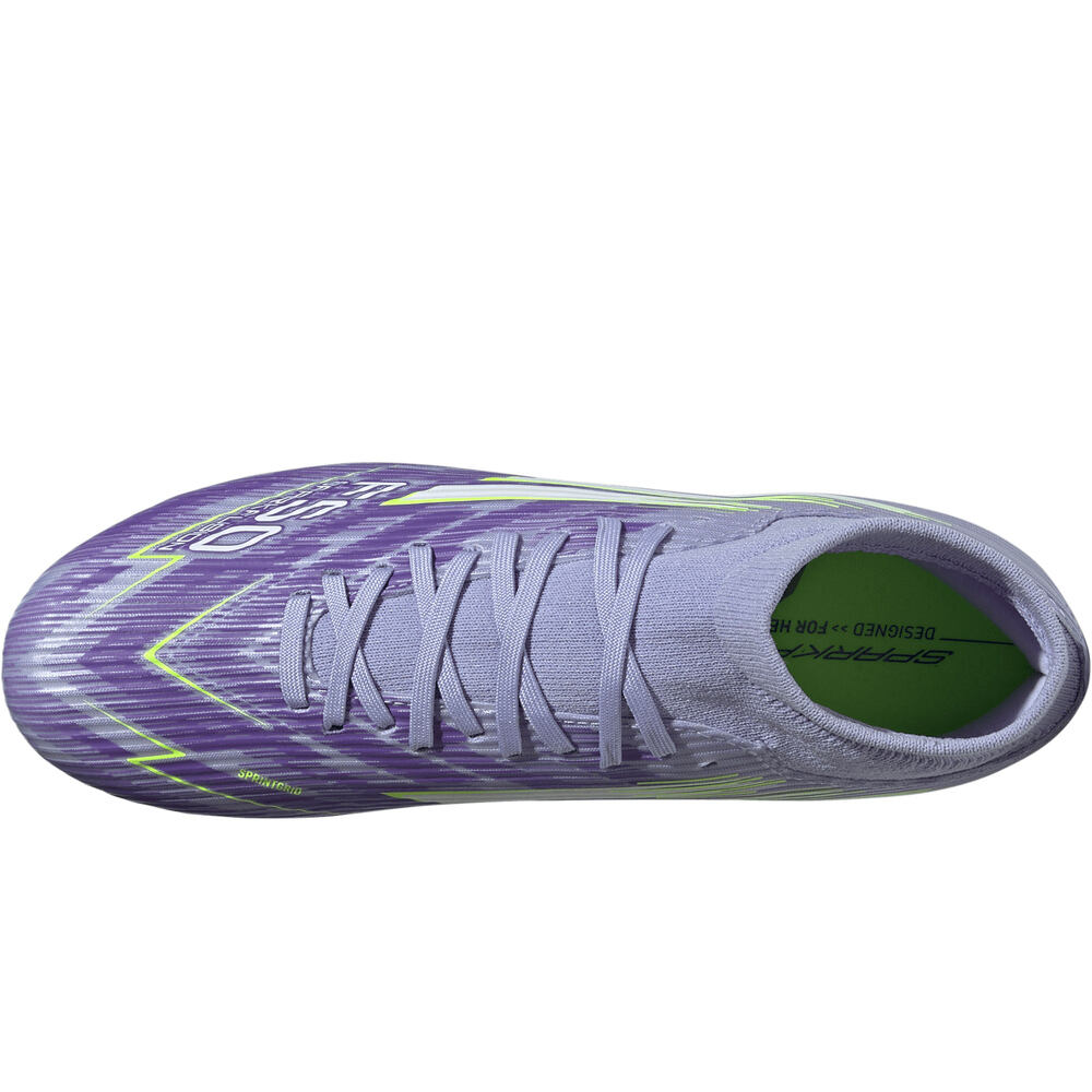 adidas botas de futbol cesped artificial F50 LEAGUE FG/MG W CE vista superior