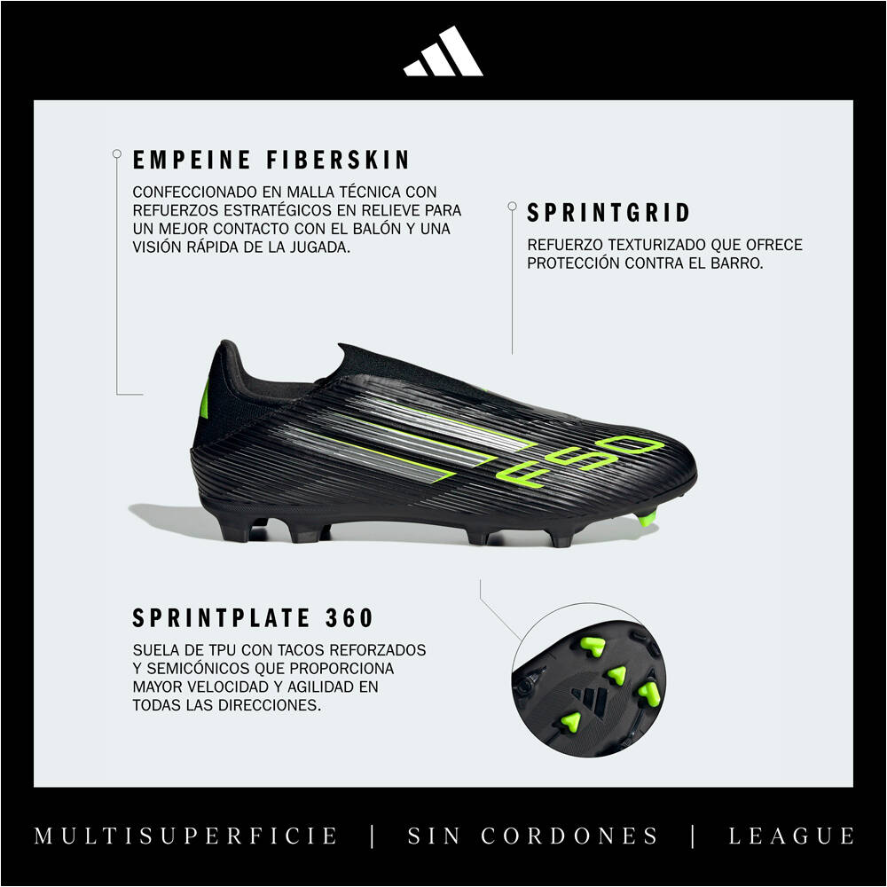 adidas botas de futbol cesped artificial F50 LEAGUE LL FG/MG NE 06