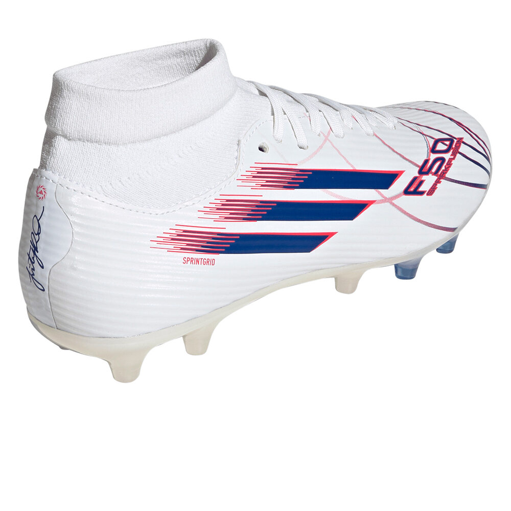 adidas botas de futbol cesped artificial F50 SPARKFUSION LEAGUE MID CUT FG vista trasera