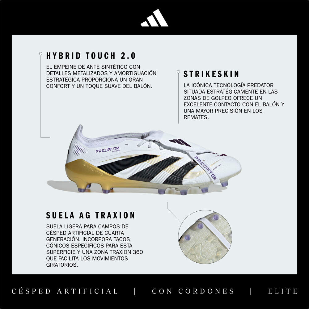 adidas botas de futbol cesped artificial PREDATOR ELITE FT AG 06