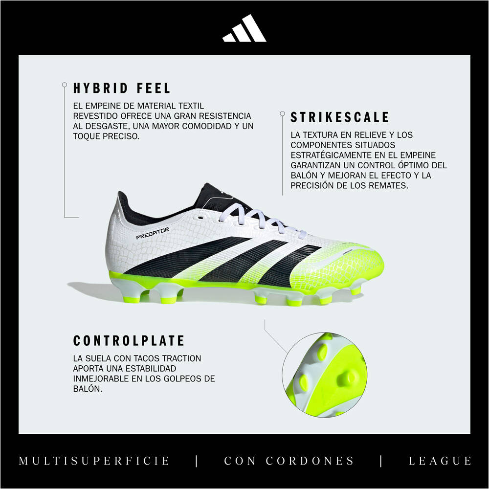 adidas botas de futbol cesped artificial PREDATOR LEAGUE MG 06