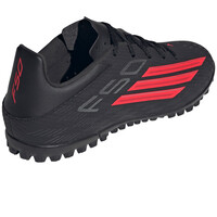 adidas botas de futbol multitaco y terreno duro F50 CLUB TURF vista trasera