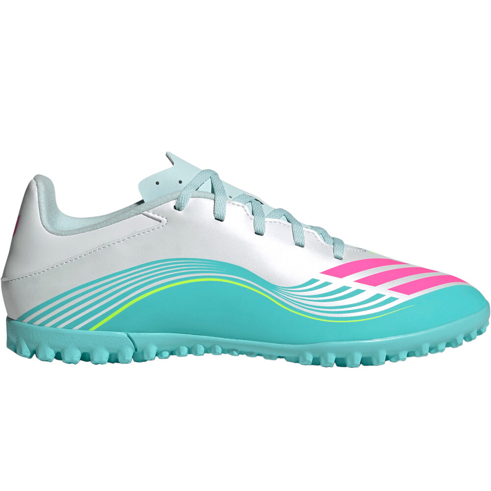 adidas botas de futbol multitaco y terreno duro F50 MESSI CLUB TURF lateral exterior