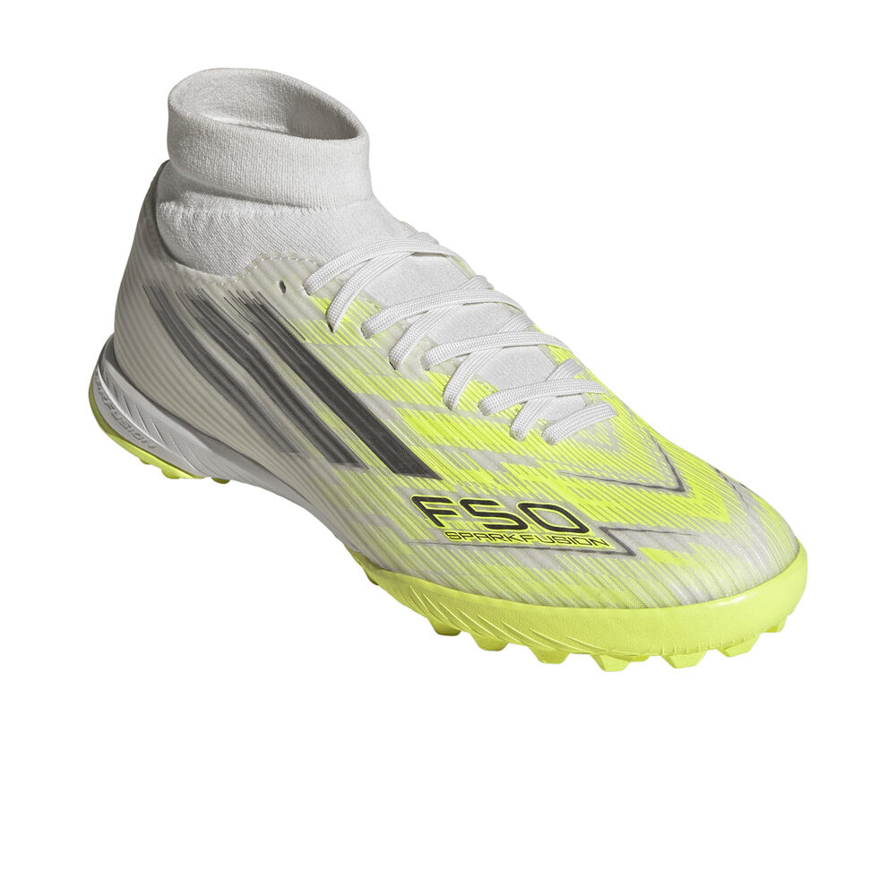 adidas botas de futbol multitaco y terreno duro F50 SPARKFUSION LEAGUE TURF lateral interior