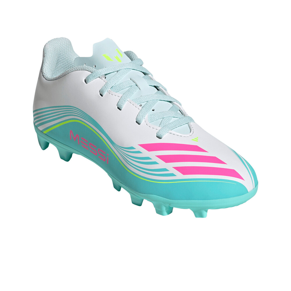 adidas botas de futbol niño cesped artificial F50 CLUB FG J MESSI VEBLRS lateral interior