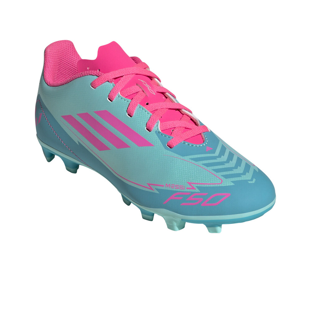 adidas botas de futbol niño cesped artificial F50 CLUB FG/MG J MESSI CERS lateral interior