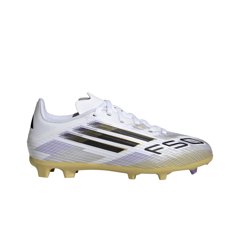 adidas botas de futbol niño cesped artificial F50 LEAGUE FG/MG J lateral exterior
