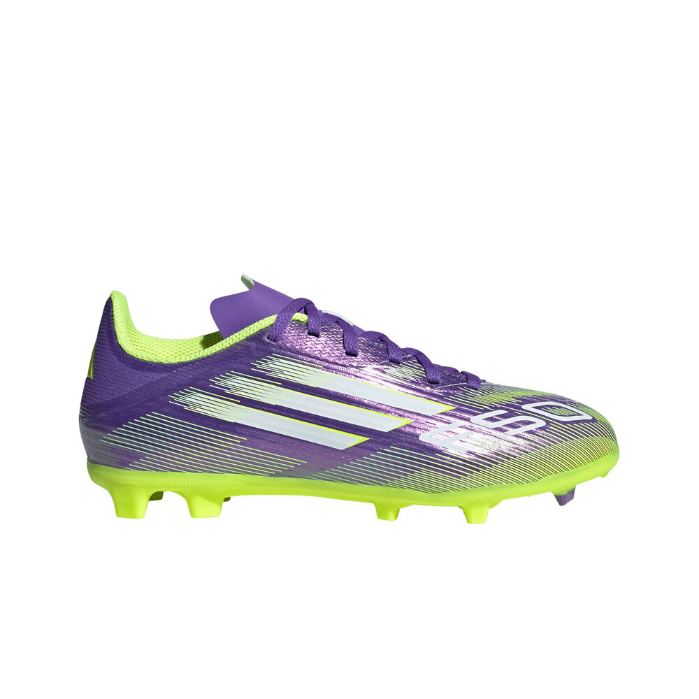 adidas botas de futbol niño cesped artificial F50 LEAGUE FG/MG J lateral exterior