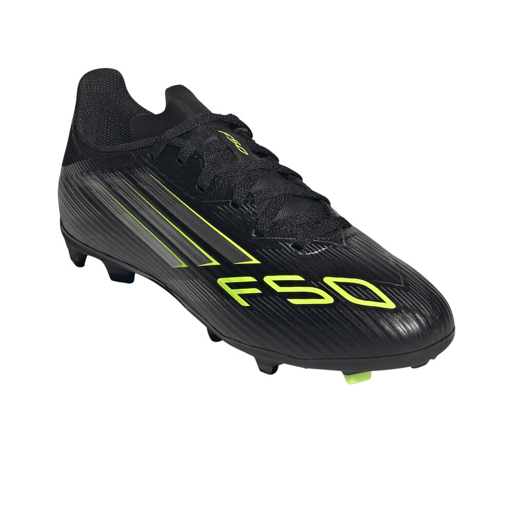 adidas botas de futbol niño cesped artificial F50 LEAGUE FG/MG JR NE lateral interior