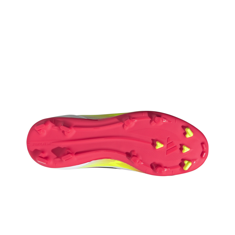 adidas botas de futbol niño cesped artificial F50 LEAGUE FG/MG MID J BLRO vista superior