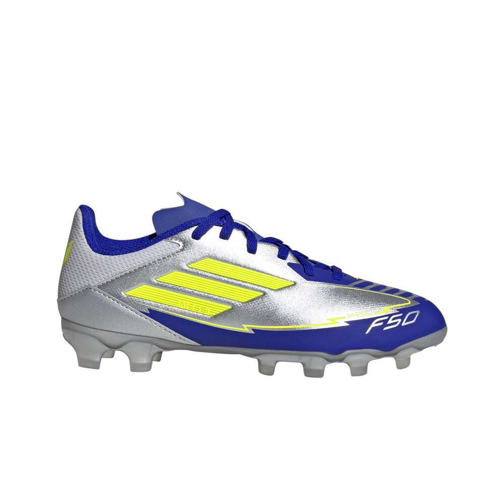 adidas botas de futbol niño cesped artificial F50 LEAGUE MG J MESSI PLAZ lateral exterior