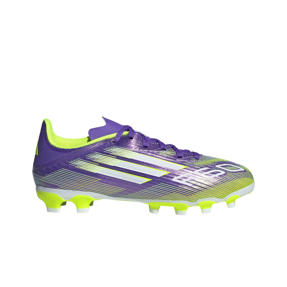 adidas botas de futbol niño cesped artificial F50 LEAGUE MG JR MOAM lateral exterior