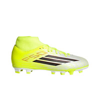adidas botas de futbol niño cesped artificial F50 LEAGUE SOCK FG J AMBL lateral exterior